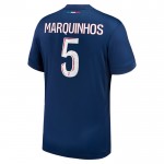 Günstige Fußballtrikots Paris Saint-Germain Marquinhos 5 Heimtrikot 2024-25 Kurzarm